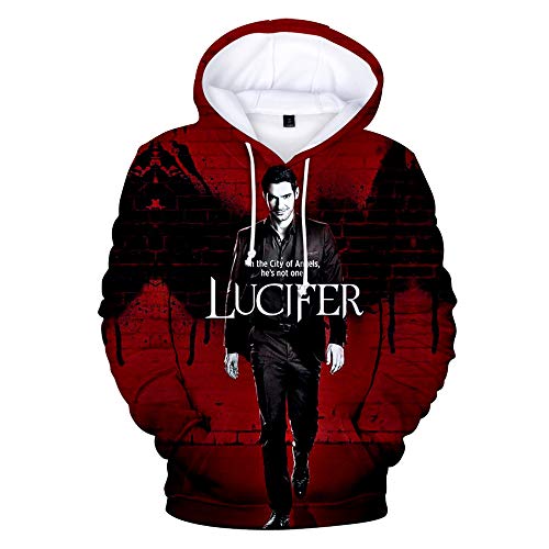 2020 Nueva Serie de TV Lucifer Temporada 5 Impresión Moda 3D Sudaderas Mujeres/Hombres Sudadera Harajuku Tops Unisex Chándal