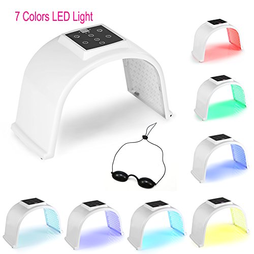 7 Colores LED Lampara Aparato Cabina Equipo Para El Cuidado De La Piel Del Cuerpo Facial, Máquina Para El Cuidado De La Piel PDT Fotodinámica Fotorrejuvenecimiento(02)