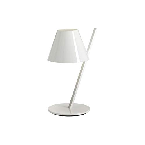 Artemide 1751020A - Lámpara de mesa (madera, 25 x 19,4 x 37 cm), color blanco