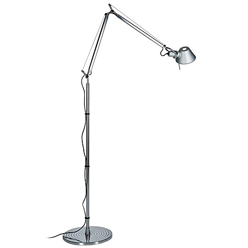 Artemide Tolomeo de pie de lámpara de mesa de colour aluminio