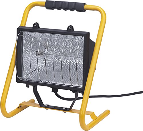 BAT Baustrahler Halogen 1000 W R7s H1000 Blau, negro