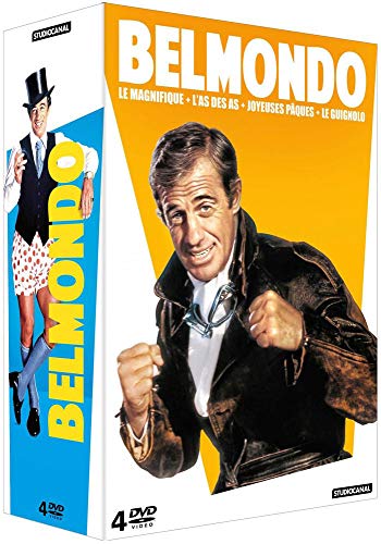 Belmondo - Coffret : Le Magnifique + L'As des as + Joyeuses Pâques + Le Guignolo [Francia] [DVD]