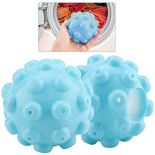 BESLIME Bolas de Secadora Reutilizables – Bolas de Secado para Lavandería,Bola De Lavanderia Secadora De Bolas De Secado Suavizado De Bolas Bola De Vapor, Ideal para Secar Ropa,2pcs