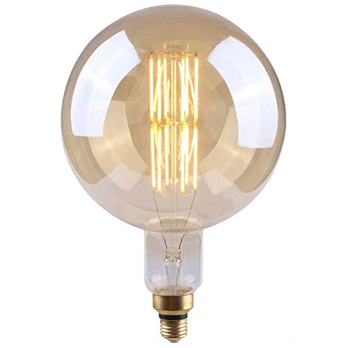 Bombilla LED Globo Gigante E27 8W Equi.40W 500lm Regulable 2100K Gold 25000H 7hSevenOn Vintage