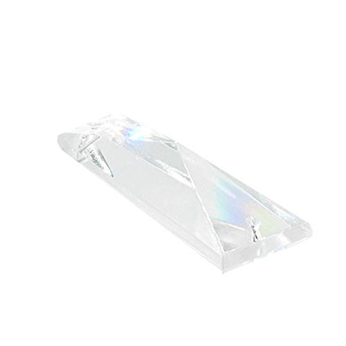 Cristal tuercen piedra 50 mm 6 Unidades – Arco iris Cristal – Feng Shui – Esoterik – Ventana joyas – 30% PbO plomo – Facette Reich – Adornos colgantes de cristal – cristal Piedra – X Prisma