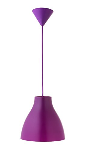 Els Banys Pop - Colgante de techo PVC con cable de color a juego, color morado