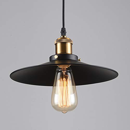 Industrial Luz Colgante Retro Luz de Techo Vintage lámpara Edison Colgante de Luz, Lámpara de Techo Iluminación E27 ø36cm