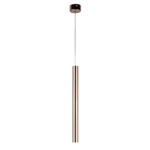 Naiyn Lámpara de techo de araña de oro moderna Lámpara de cilindro LED industrial Luz colgante de tubo de aluminio Lámpara colgante de tubo largo para cocina Isla Bar Suspensión Accesorio de iluminaci