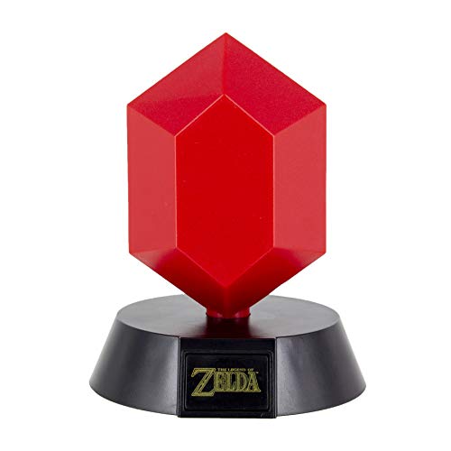 Paladone Lámpara 3D Icon Red Rupee 10 cm. Legend of Zelda