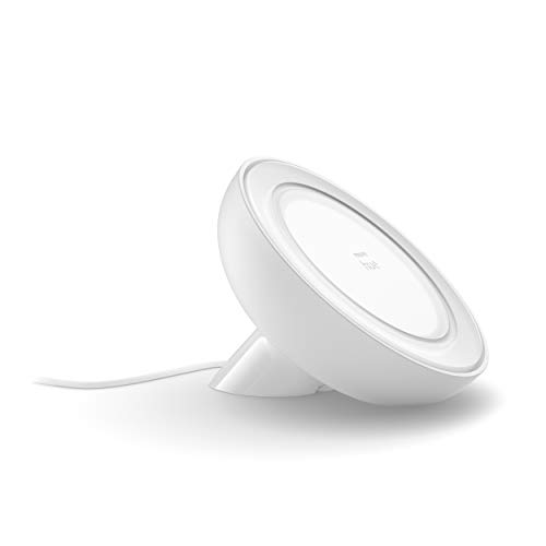 Philips Hue Bloom Lámpara de Mesa Inteligente LED, Luz Blanca, Compatible con Alexa y Google Home
