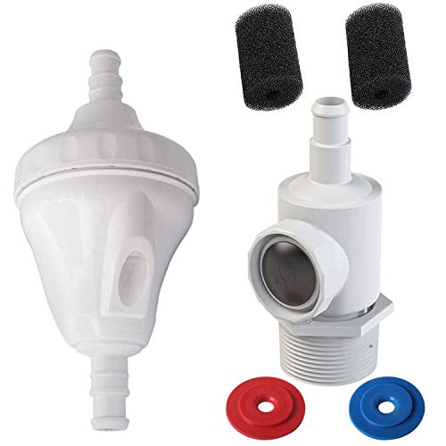 Poweka G52 Válvula Kit de Repuesto Compatible con Polaris 180, 280, 380 con 9-100-9001 Conjunto de Conector y 9-100-3105 Lavador de Cola de Manguera de Barrido