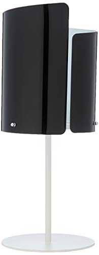 Selene papiro lámpara de mesa 70 W, negro brillante