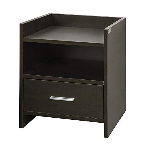 SoBuy® FBT66-BR,ES Mesita de Noche para teléfono o lampara,Mesa Auxiliar con 1 cajón,38 * 35 * 45cm