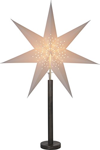 'Star 234 – 97, lámpara de pie Estrella"Elice, marrón, madera, E14, Beige, 16.0 x 60.0 X 85.0 cm