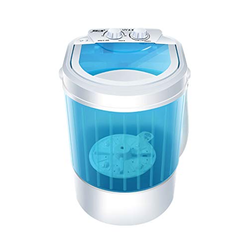 WASHING MACHINE 1 Lavadora de Camping Mini Lavadora Lavadora Secadora Ahorro de energía 1.2 kg Capacidad 260 W para Ropa Individual y para bebés Manija de bajo Nivel de Ruido económico Azul