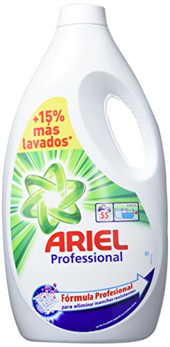 Ariel Detergente Líquido para Lavadora, Profesional, 110 Lavados (2 x 55)