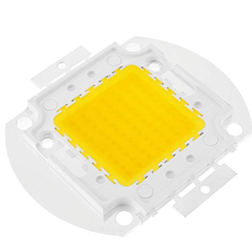 BeMatik - LED COB DIY 70W 5600LM 3000K emisor de luz blanca cálida 40x55mm