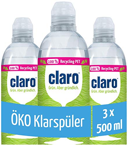 Claro Eco Abrillantador Lavavajillas - 3 Unidades x 500ml