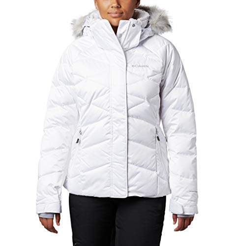 Columbia Lay D Down II Chaqueta de esquí Mujer, Blanco, S