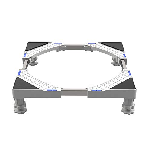 DEWEL Soporte Lavadora Antivibracion Base Lavadora Ajustable Soporte Aire Acondicionado Acero Inoxidable