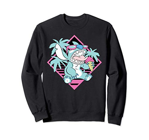 Disney Lilo & Stitch Ice Cream Retro 90s Beach Sudadera