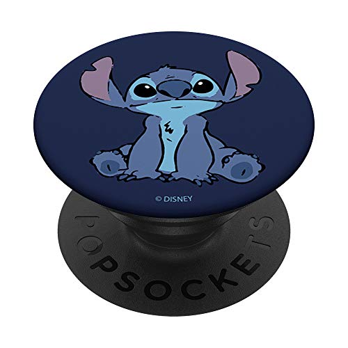 Disney Lilo & Stitch Simple Stitch Portrait PopSockets PopGrip: Agarre intercambiable para Teléfonos y Tabletas