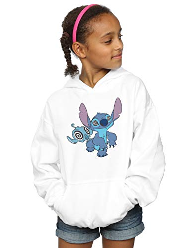 Disney Niñas Lilo & Stitch Hypnotized Capucha Blanco 9-11 Years