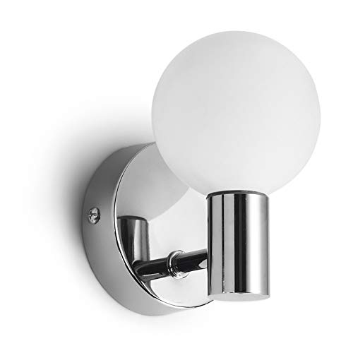 EXO LIGHTING - Aplique de pared SUN cromado ideal baño LED