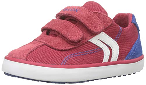 Geox B Kilwi Boy G, Zapatillas Bebé-Niños, Rojo (Dk Red/Royal C0849), 24 EU