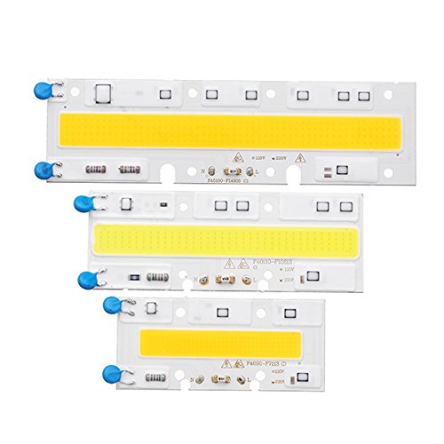 HELEISH 30W 50W 70W LED COB Chip de luz IP65 Inteligente IC Fit para DIY LED luz de inundación AC180-260V Accesorios de iluminación LED (Color : White 70W)