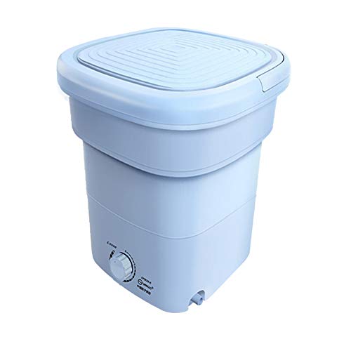 HOUSEHOLD Mini Lavadora Plegable portátil, Lavadora automática pequeña de esterilización de luz Azul de 360 ​​°,Mini Lavadora de Camping de bajo Ruido，para Dormitorio, apartamento, Viajes de Negocios