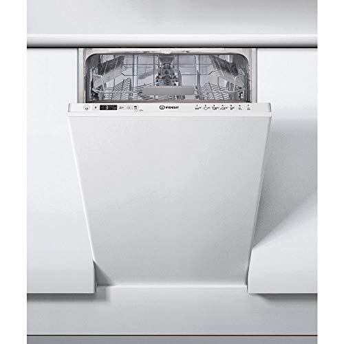 Indesit DSIC 3M19 lavavajilla Totalmente integrado 10 cubiertos A+ - Lavavajillas (Totalmente integrado, Estrecho (45 cm), Blanco, 1,3 m, 1,55 m, 1,5 m)