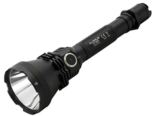 klarus XT32 Kit 1,200 Lumens Flashlight CREE XP-L HI V3 LED -Beam Distance of 1000 Meters -Includes 2 x 18650 Batteries and K2 Charger