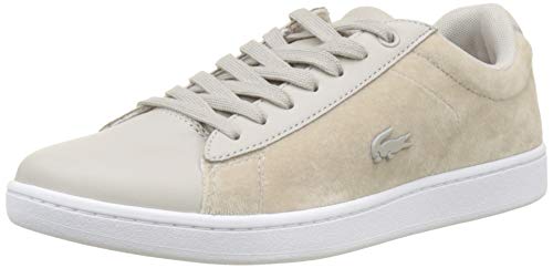 Lacoste Sport Carnaby EVO 318 8 SPW, Zapatillas Mujer, Gris (Gry/Wht 25y), 36 EU