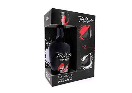 Licor de café Tia Maria 70cl - estuche con 2 vasos Tía Maria