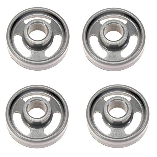 Lot de 4 roues de panier inférieur pour lave-vaisselle Haier 0120200964