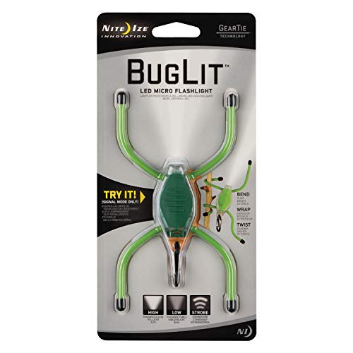 Nite Ize Buglit Linternas, Hombres, Verde, M