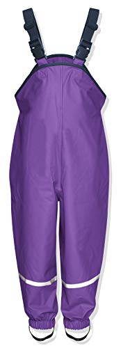 Playshoes Regenlatzhose Pantalón impermeable, Morado (19 Lila), 2-3 Años/98 cm Unisex bebé