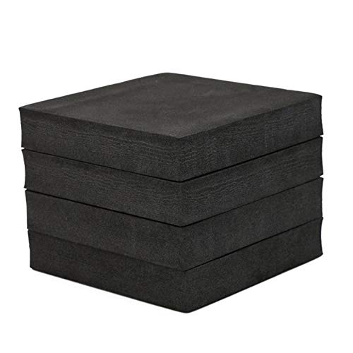 Proteja sus pisos de madera Plaza 8pcs Lavadora antivibración Cojín de ratón de Choque Multifuncional Anti Vibración alfombra antideslizante Mats Prensa Nevera para pies de muebles antiarañazos