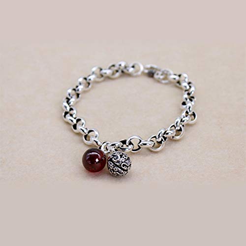 Pulsera 925 Plata de Plata esterlina Hueco Cadena Pulsera Boda Fiesta joyería para Mujeres Pulsera de Moda Regalos