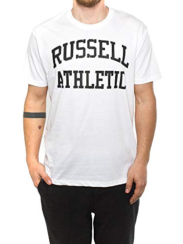 Russell Athletic Iconic - Camiseta, color blanco Blanco XS