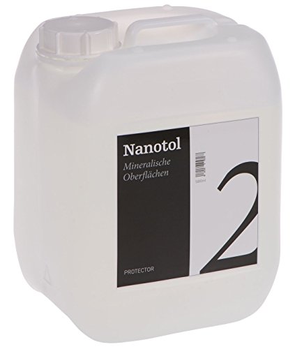 Scellement de pierre/Protecteur Nanotol Liquide pour surfaces minérales - Scellant nanotechnologique pour pierres à pores ouverts (5L - 100m²)