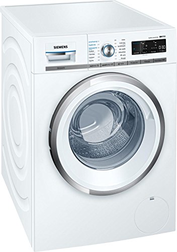 Siemens iQ700 WM14W750FF Independiente Carga frontal 9kg 1400RPM A+++-30% Blanco - Lavadora (Independiente, Carga frontal, Blanco, Izquierda, LED, 65 L)