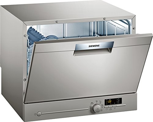 Siemens SK26E821EU iQ300 Lavavajillas A+, 174 kWh/año, 6 MGD, 2240 l/año, silencioso, AquaStop