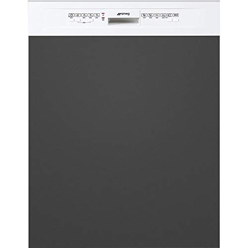 Smeg PL5222B Semi-incorporado 13cubiertos A++ lavavajilla - Lavavajillas (Semi-incorporado, Gris, Tamaño completo (60 cm), Blanco, Botones, 30 cm)