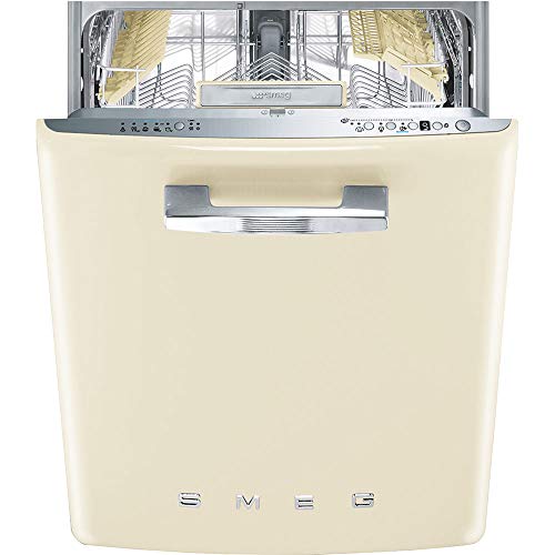 Smeg ST2FABCR Totalmente integrado 13cubiertos A+++ lavavajilla - Lavavajillas (Totalmente integrado, Tamaño completo (60 cm), Botones, LED, Acero inoxidable, 13 cubiertos)