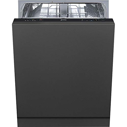 Smeg ST5324L lavavajilla Totalmente integrado 13 cubiertos A+++ - Lavavajillas (Totalmente integrado, Tamaño completo (60 cm), Negro, Botones, 30 cm, Acero inoxidable)
