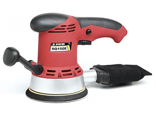 Stayer 1.638 Lijadora, rotorbital, 450 W, Rojo/Negro