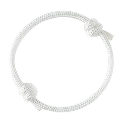 Wind Passion Pulsera Blanca Marinera de Cuerda Impermeable Hombre