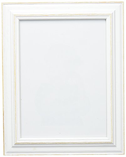 Deknudt Frames S221H1 - Marco de foto de madera blanca, 15 x 20 cm